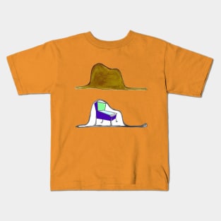 Snake, Hat, Pinball - no words Kids T-Shirt